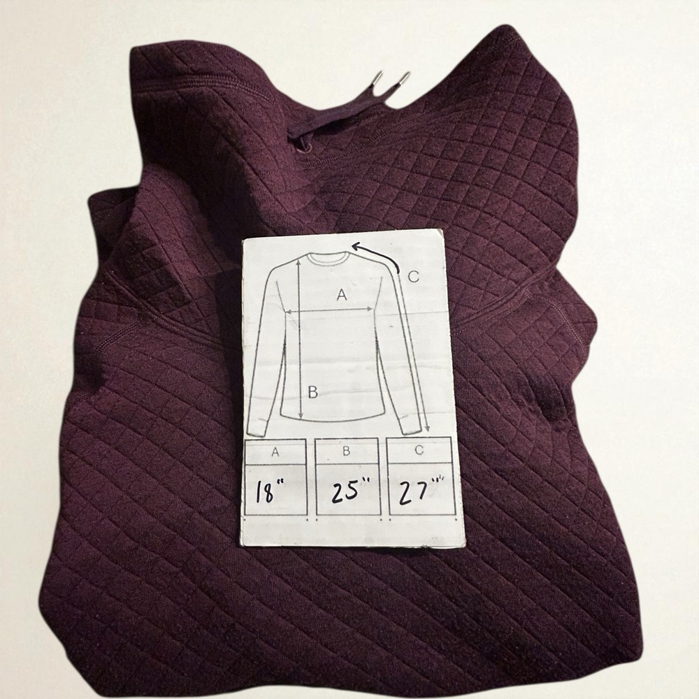 Women's Marmot Annie‎ Quilted Funnel Neck Pullover Plum Purple M - Picture 7 of 8